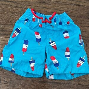 GAP Kids Blue Popsicle Print Shorts